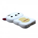 Wholesale iPhone 4S 4 3D Bear Case (White)